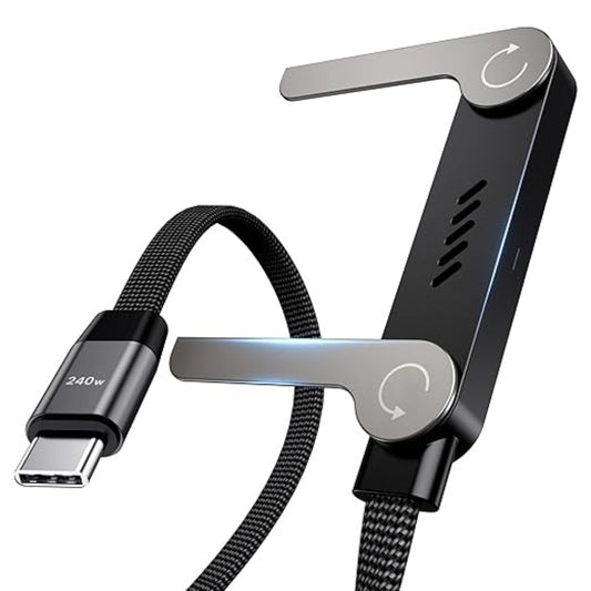 SnapStand™ - 240W Foldable Fast Charging Cable