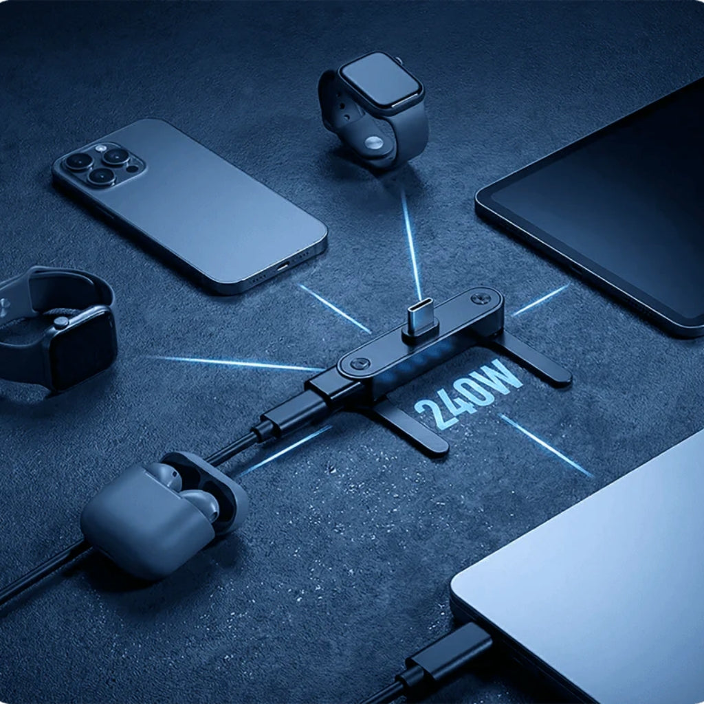 SnapStand™ - 240W Foldable Fast Charging Cable