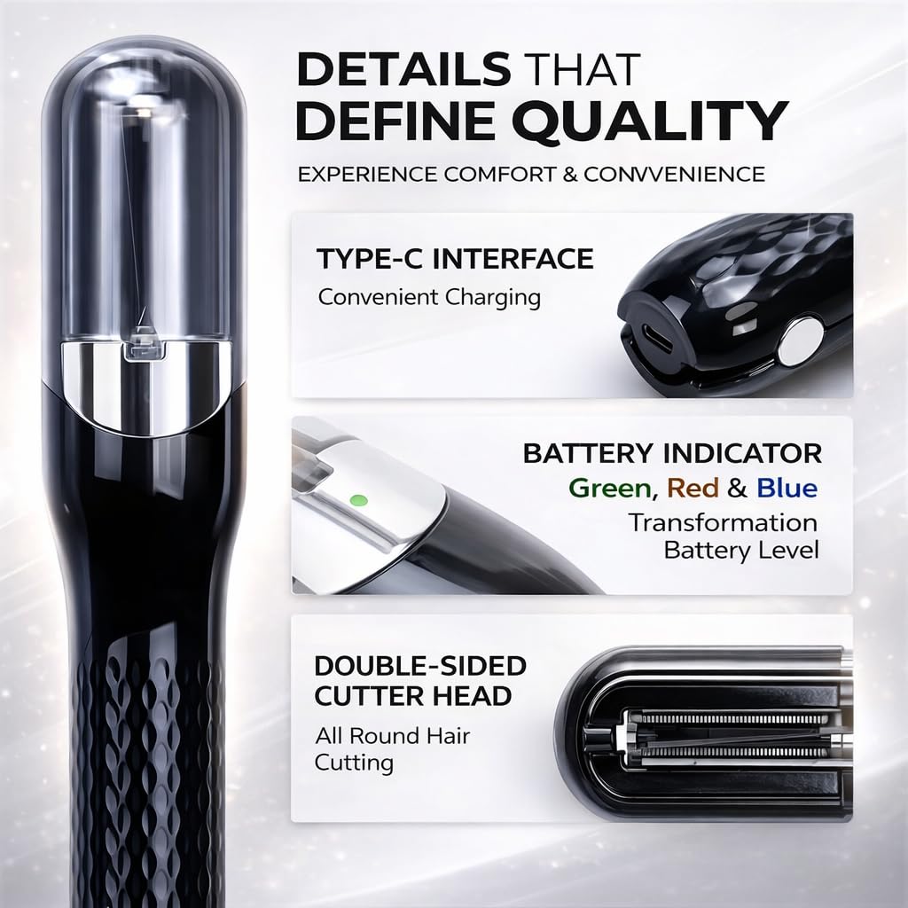 SilqueTrim - Rechargeable Split End Trimmer