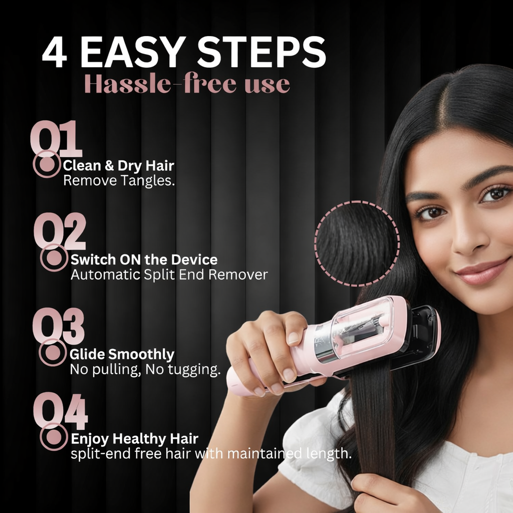 SilqueTrim - Rechargeable Split End Trimmer