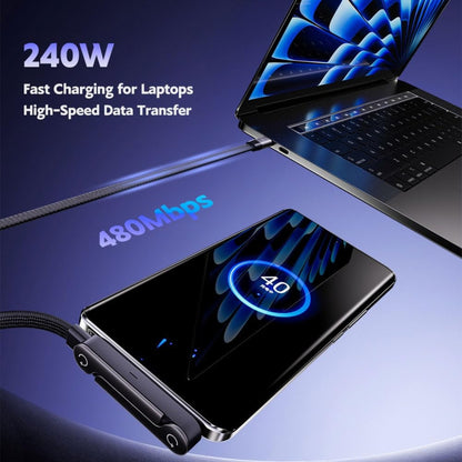 SnapStand™ - 240W Foldable Fast Charging Cable