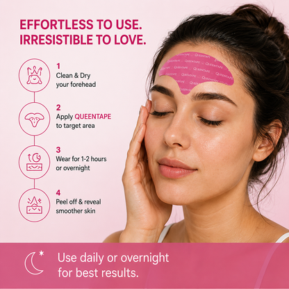 Queen Tape™  Forehead Wrinkle Smoothing Patches (30 Patches)