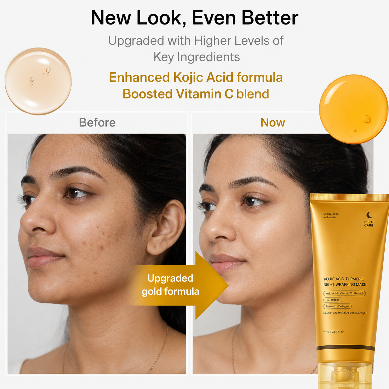 KojicGlow™ - Turmeric Kojic acid Wrapping mask