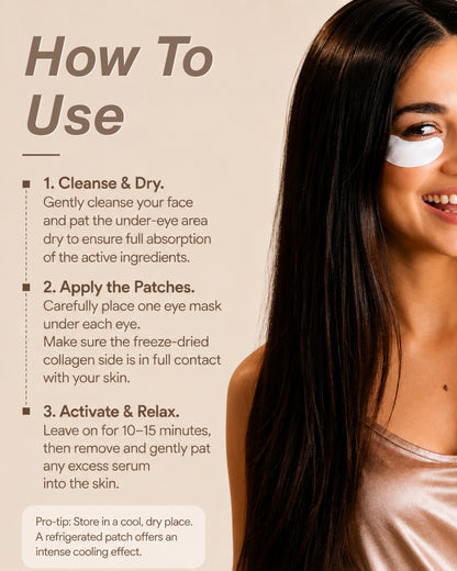 Eye Revival™ kit - Freeze-Dried Collagen Under Eye Treatment x 4