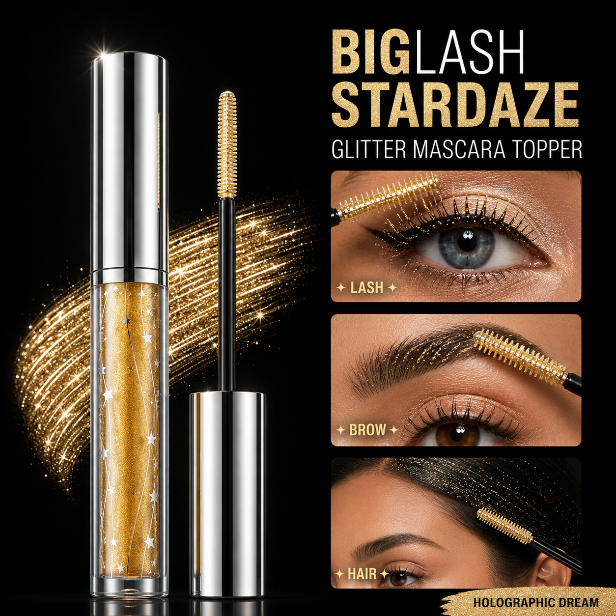 Celestial glitter mascara