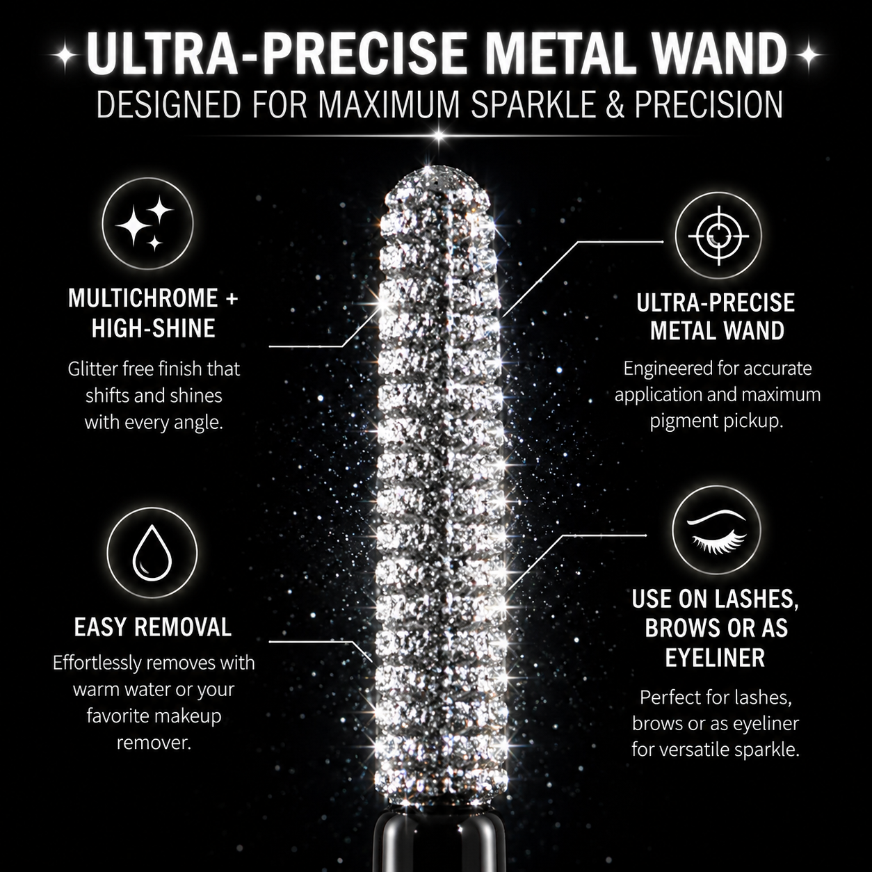 Celestial glitter mascara