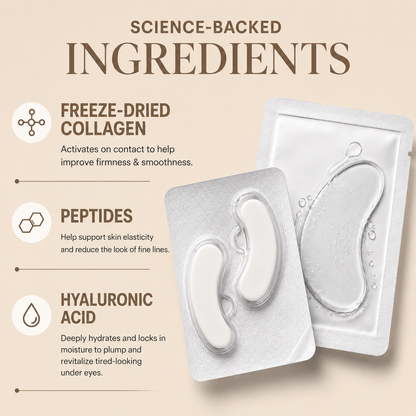 Eye Revival™ kit - Freeze-Dried Collagen Under Eye Treatment x 4